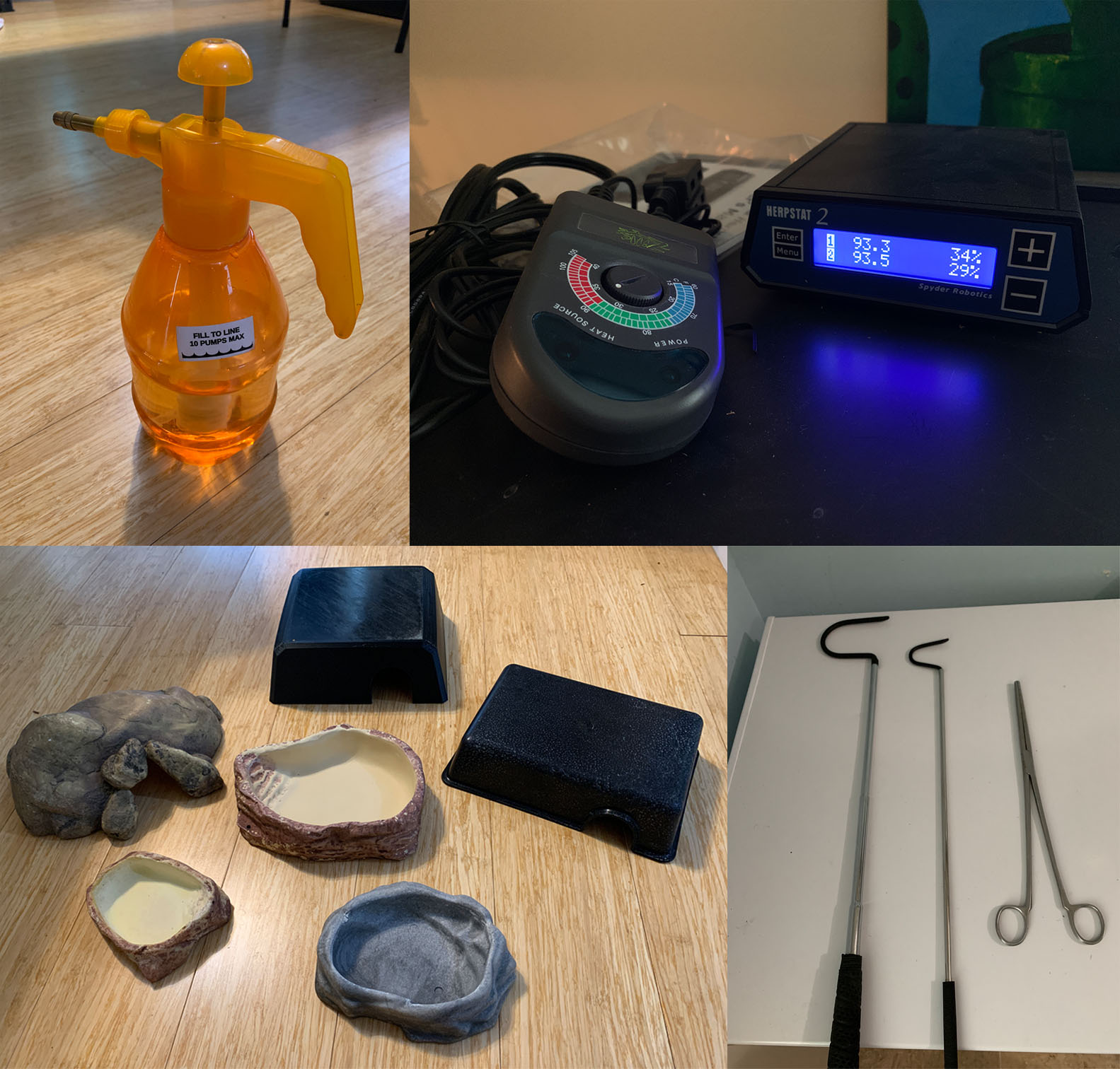 Variety of equipment and supplies